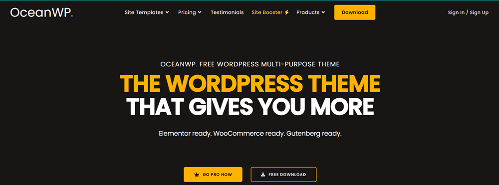 OceanWP theme