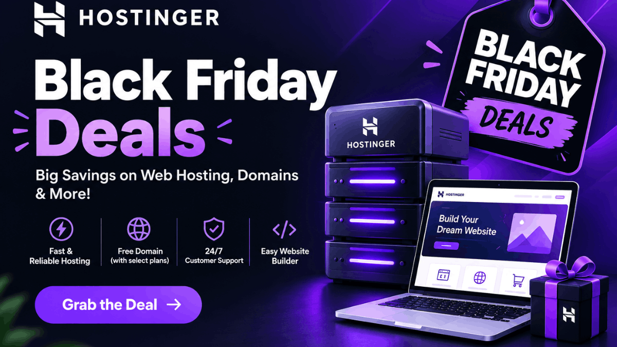 Hostinger Black Friday Deals 2026: Best Discounts, Deals & Offers